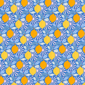 sunny lemons/blue/medium