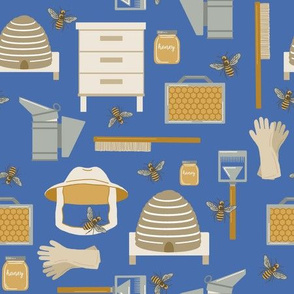 Beekeeping Tools of the Trade for Spoonflower