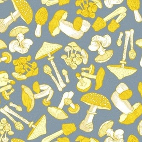 Mushroom foray yellow pantone 2021