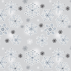 Snowflake patt_Grey2