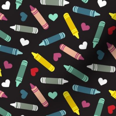 COVID Crayons and Hearts - Medium