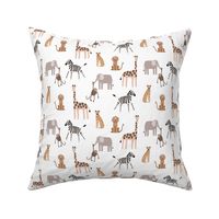 Cute Wild Jungle Safari Animals - 2 inch