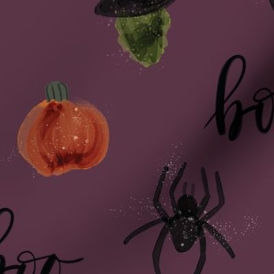 78-15 pumpkins spiders witches boo