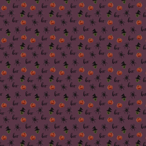 micro 78-15 pumpkins spiders witches boo