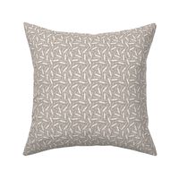Shuttle and Dot in Warm Gray - small repeat
