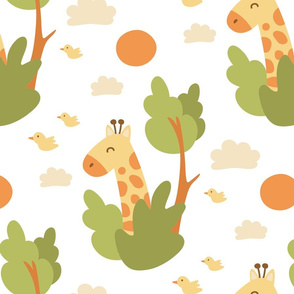 Giraffe and friends