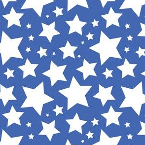 White stars on blue (small)