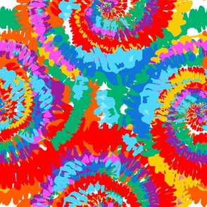 MEDIUM tie dye fabric -tie dye, hippie, hippy, trippy, trendy, dye, tie dyed fabric, tie dye swirl -rainbow