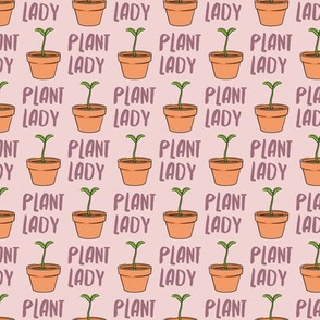 Plant Lady - sprout - pink/mauve - LAD20