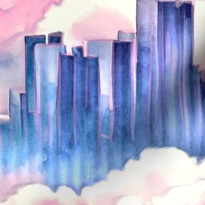 tranquil cloud city