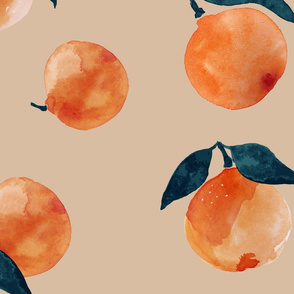 jumbo // oranges wallpaper on Appleblossom