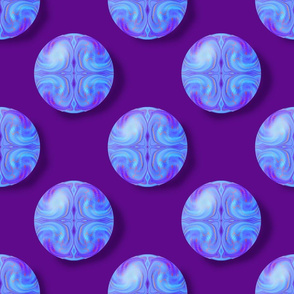 CSMC3  - Designer Polka Dots in Lavender and Blue
