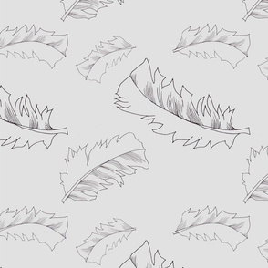 Pen feather pattern