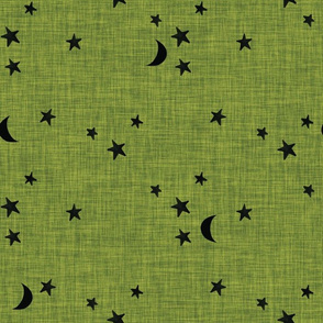 stars and moons // 165-8 linen