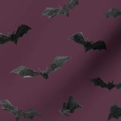 watercolor bats // 78-15