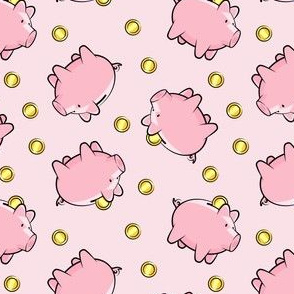 Piggy Bank - pink - LAD20