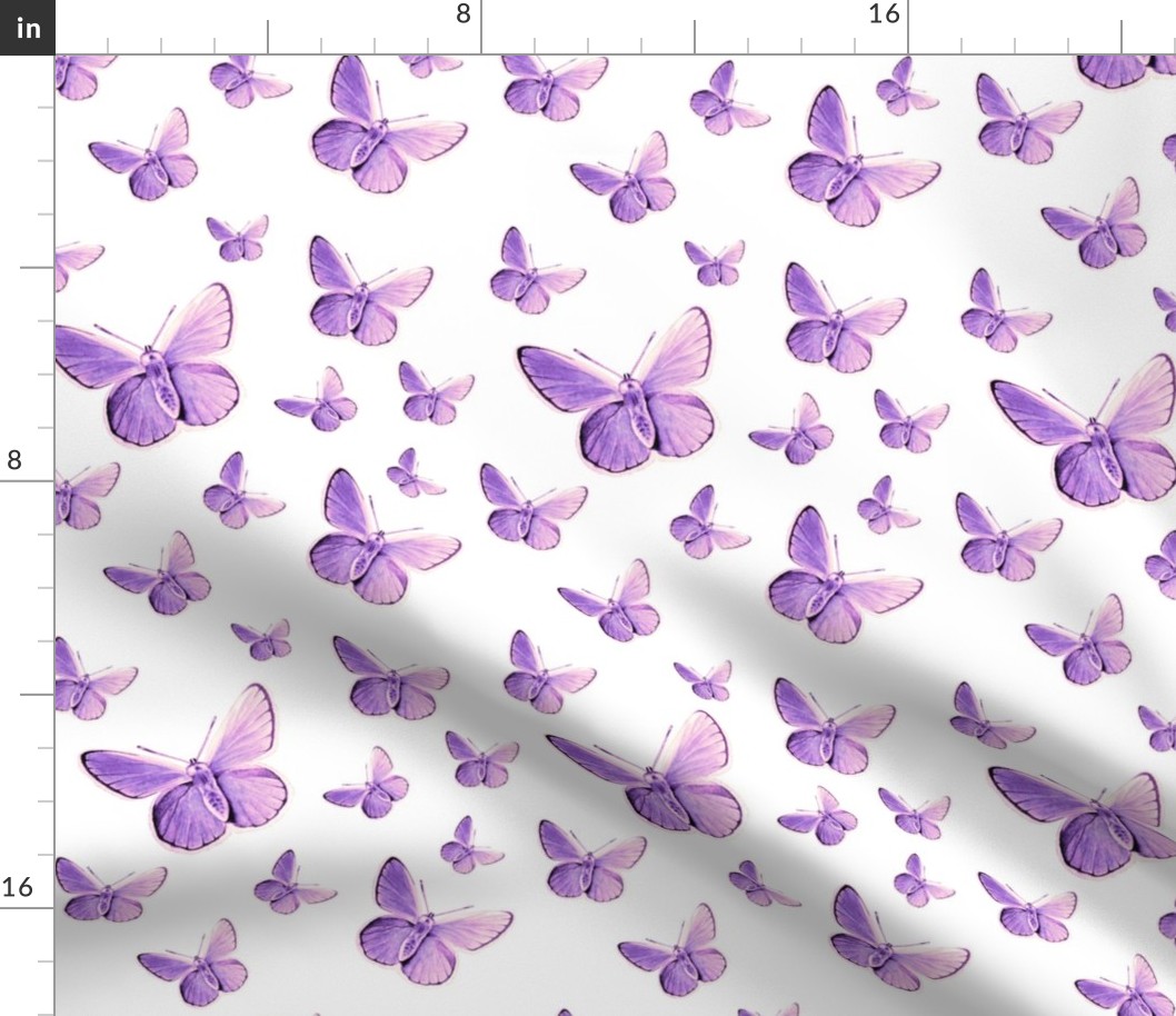 lavender butterflies