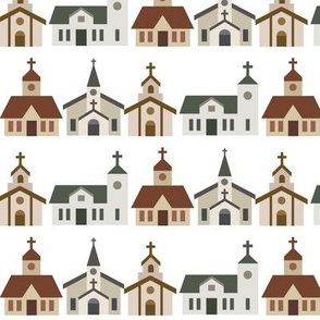 Small Scale Church Rows