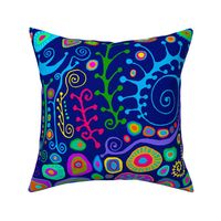 Party Hearty  Blue - 42x18 in repeat - Design 10427039