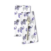 Ellie's Elephant Friends in Purple and Gray