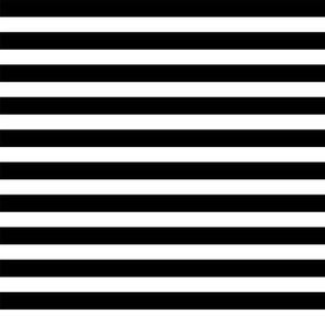 Black + White Stripe Horizontial