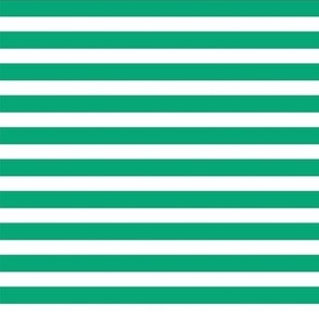 Green + White  Stripe