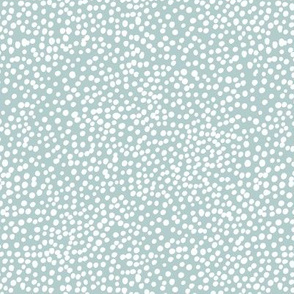 Little tiny cheetah spots sweet boho basic spots animal inspired minimal nursery print soft minty blue baby boy SMALL