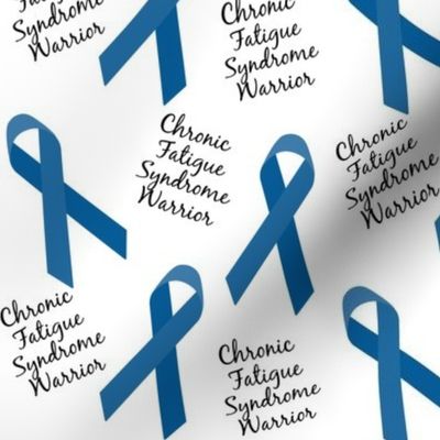 Chronic Fatigue Syndrome CFS Warrior Ribbons