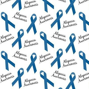 Small Scale Alopecia Awareness Ribbons