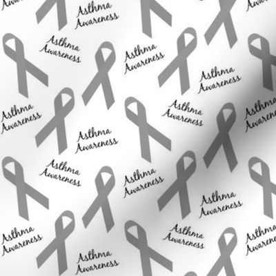 Small Scale Asthma Awareness Ribbons