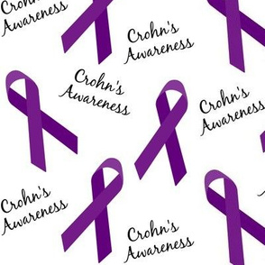 Crohn's Awareness Ribbons