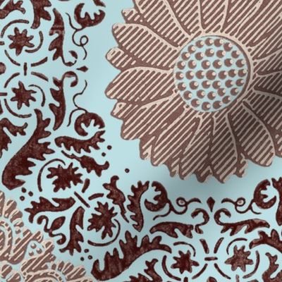 Napoleonic Fleurons & Anthemia Arabesque ~  Cosmic Latte and Portfolio on Audrey 