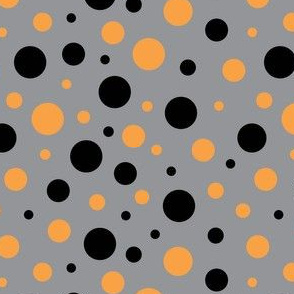 Orange and Black Dots