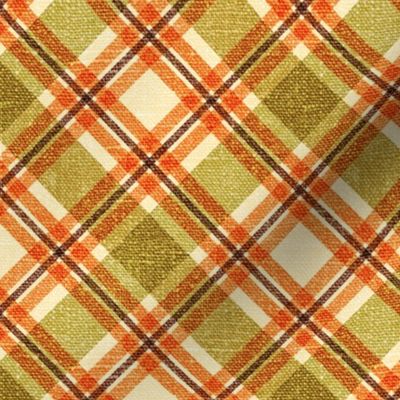 Fall Plaid with Texture 1 - medium scale