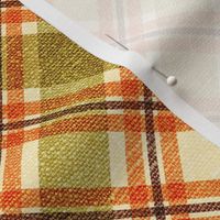 Fall Plaid with Texture 1 - medium scale