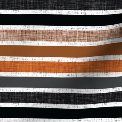 half scale jack-o'-lantern stripes
