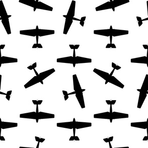 Black & White Airplanes (Large Scale)