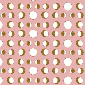 Gold Moons (pink)