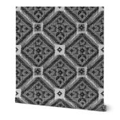 Tsalagi Basket Weaving Pattern -Gray