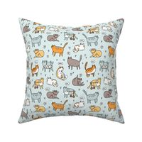 Smaller size Cute special cats cartoon pattern