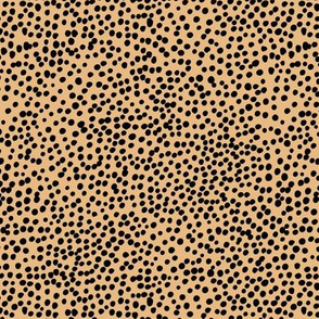 Little tiny cheetah spots sweet boho basic spots animal inspired minimal nursery print coral pink white girls SMALL