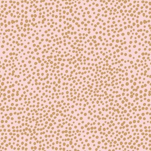 Little tiny cheetah spots sweet boho basic spots animal inspired minimal nursery print pink golden yellow SMALL