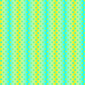 Medium yellow aqua gradient dots