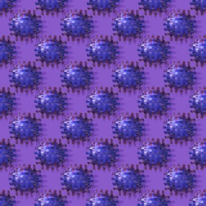 CPD7 - Medium - Cogs from the Wheel Polka Dots in Purple - Pink - Blue