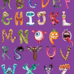monster alphabet // 91-7