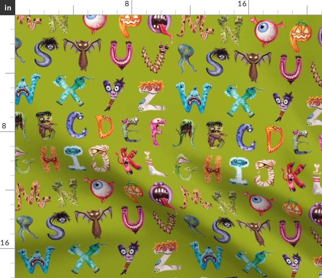 monster alphabet // 164-8