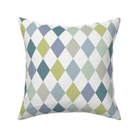 diamonds - argyle print - light