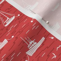 Harbor Boats red small