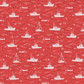 Harbor Boats red tiny