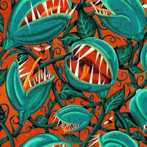 Monster Plant - Graphic - Teal